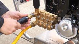 how to start gas pressure washer
