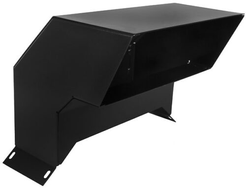 Black Powder Coated Rain Cap